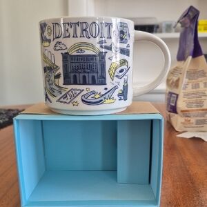 Starbucks Been There Series DETROIT Mug NIB